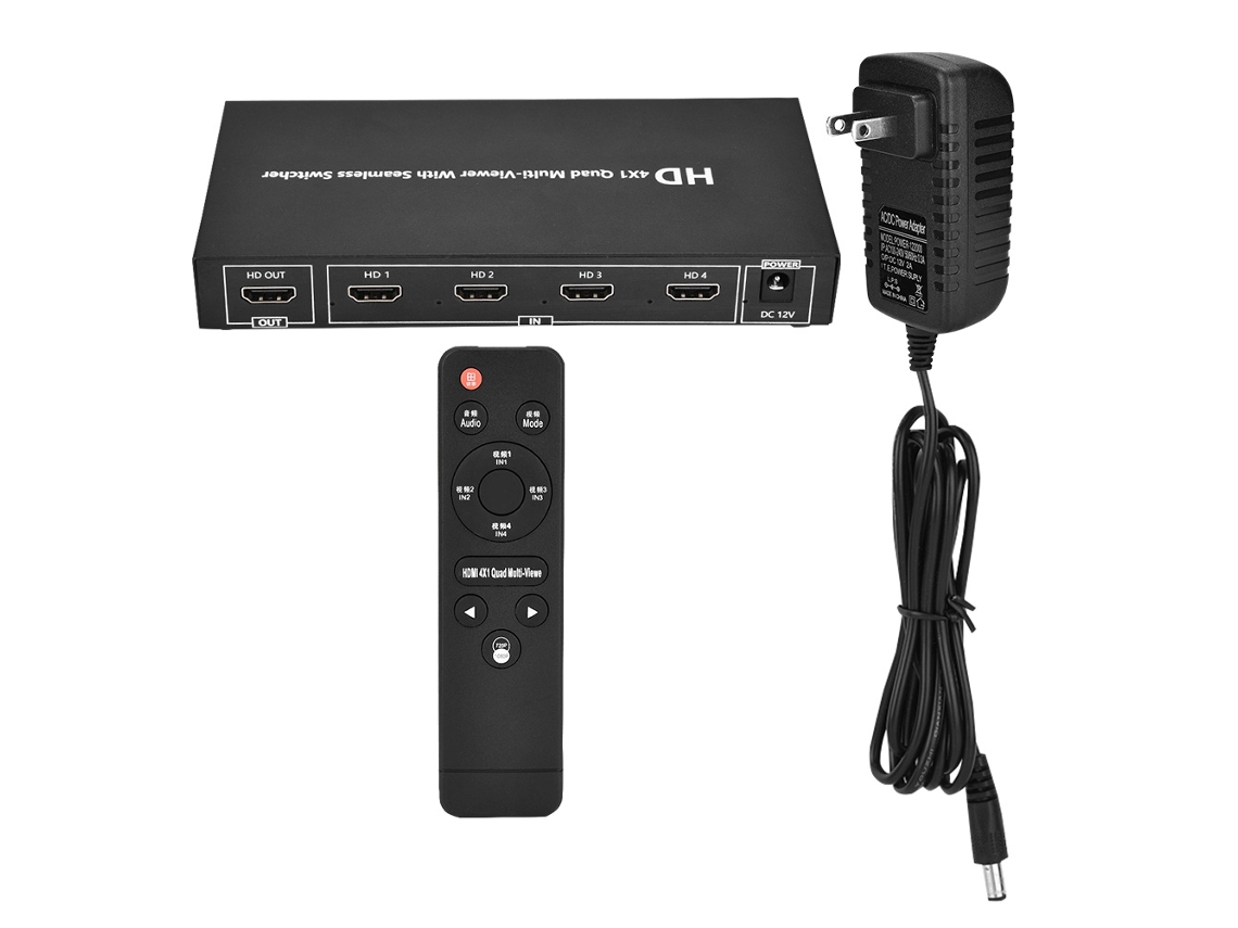 Multi Viewer Hdmi Divisor De Tela Em Tempo Real Comutador Sem Interrupção