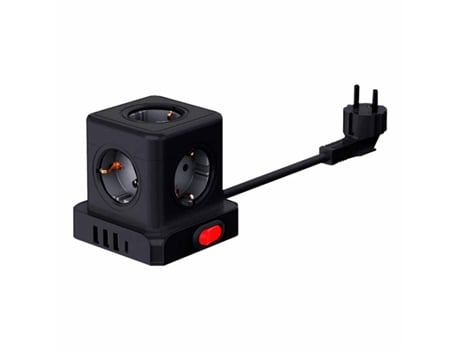 Extensão Com 5 Tomadas Com Interruptor Fbright Preto 3680 W (1,5 M)