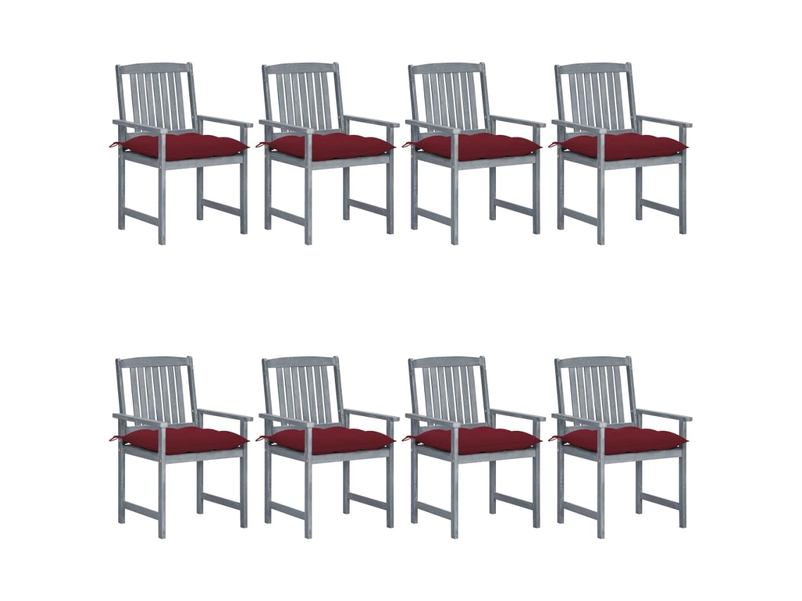 Garden Chair, Garden Chairs Vidaxl Cinzeto Madeira (n/a)