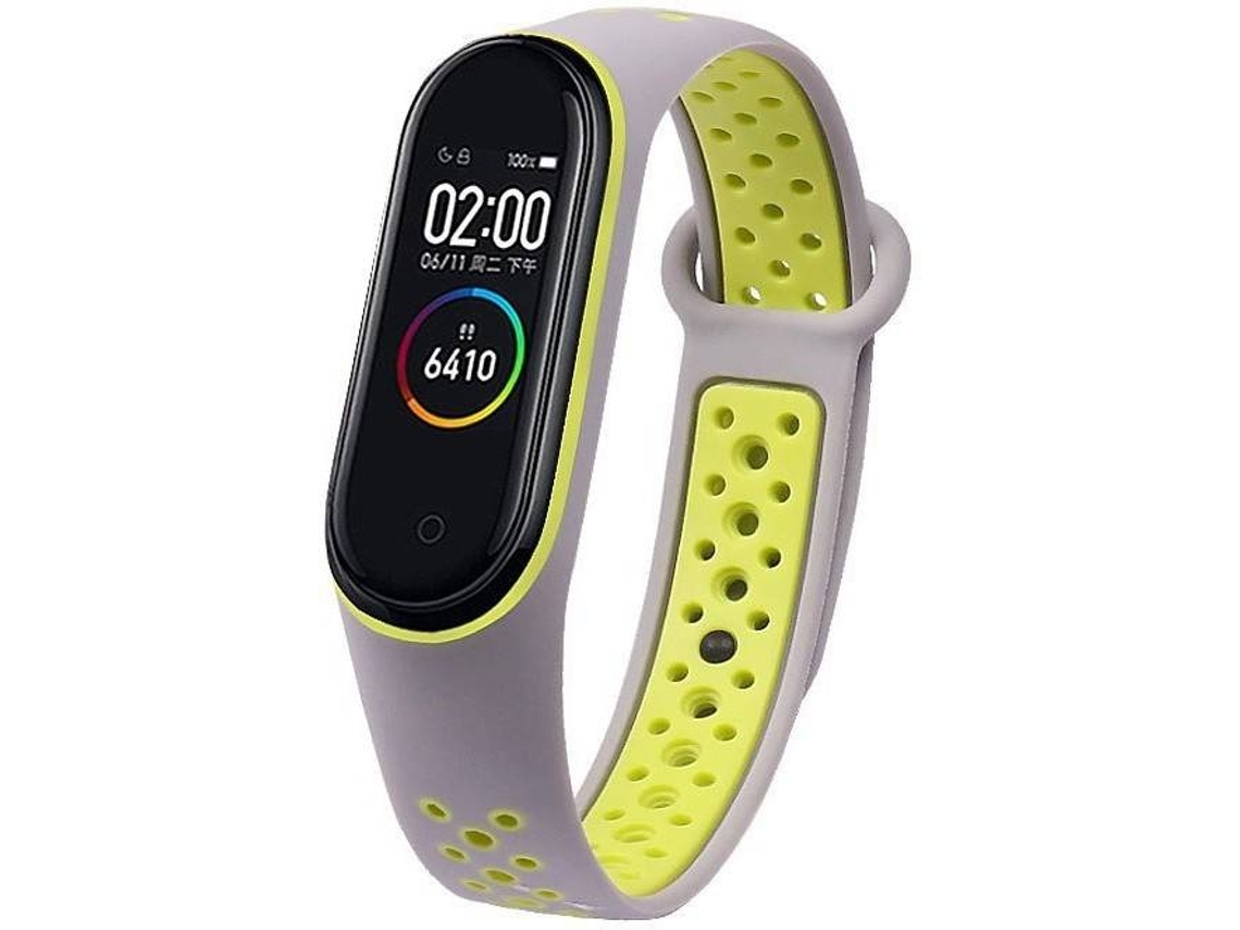 Bracelete Xiaomi Mi Band 4 LMOBILE Dots (Cinzento e Verde)