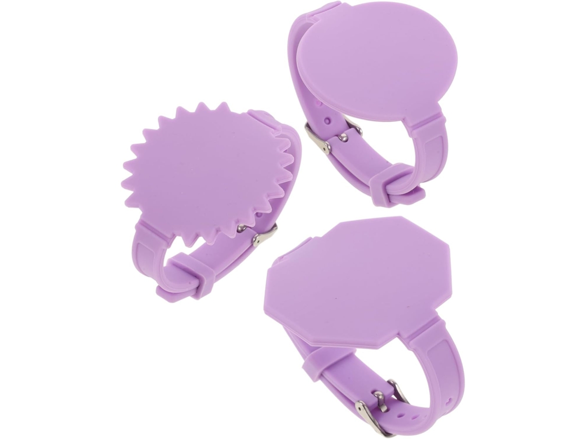 Conjunto De 3 Pulseiras Para Anotações Enfermagem, Pulseiras De Silicone Reutilizáveis, Acessórios Apagáveis, Anotações