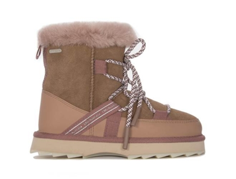 Botins de Mulher EMU Buty Australia Botki Damskie Blurred Pele Castanho (39)