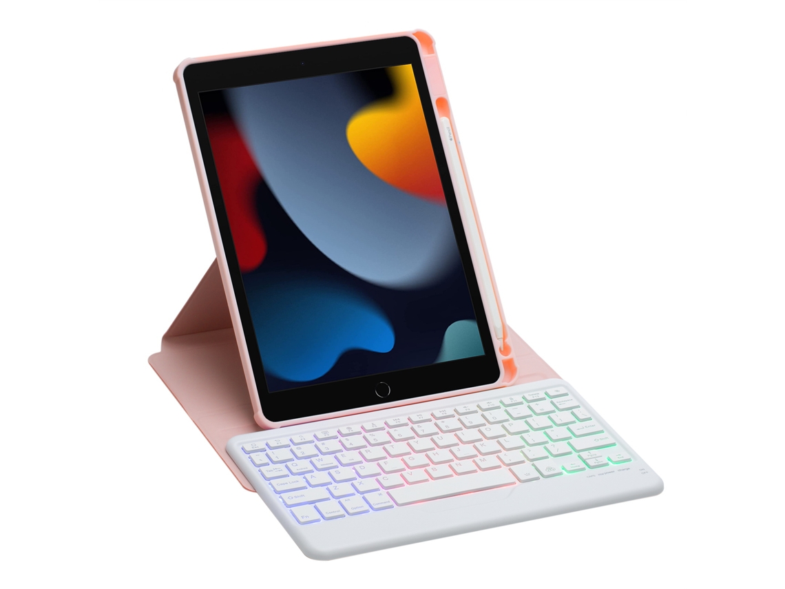 Capa de Teclado Bluetooth para iPad 9.7 com retroiluminação XIAOMOYU