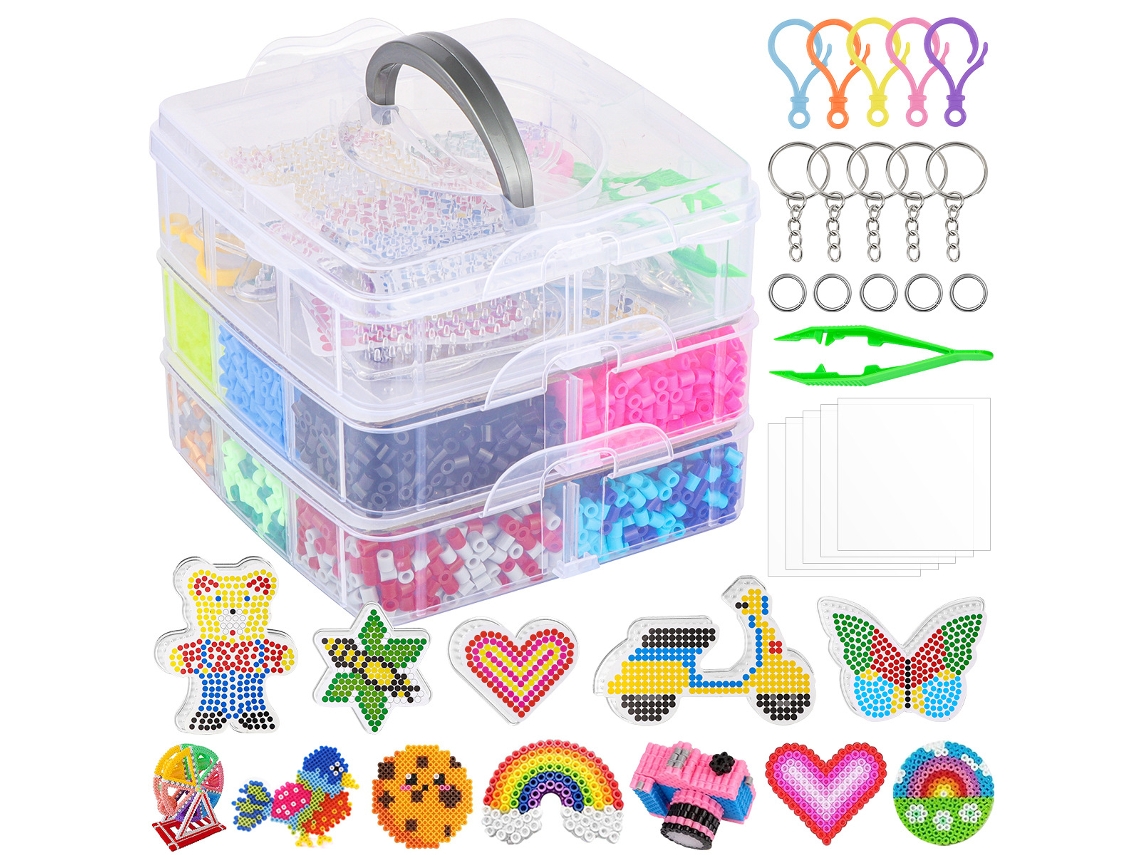 Contas de Fusão Kit CZHHMART com 10.000 Contas Coloridas de 5mm, para Artesanato Diy para Crianças