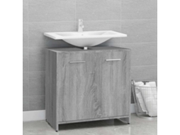 Vidaxl Armário Casa De Banho 60x33x60 Cm Madeira Sonoma Cinza
