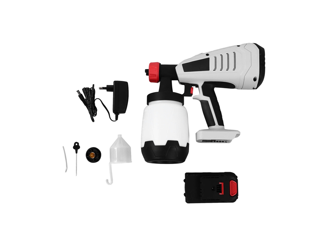 Laxiscreed Pistola De Pintura Com Bateria De Íons De Lítio, Capacidade De 1000ml E Tensão Universal Europeia