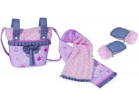 Conjunto de Saída DE CUEVAS Bolsa, Cachecol e Luvas