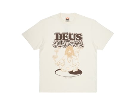T-shirt De Homem Deus Ex Machina Emphatic Wave Algodão Branco (l)