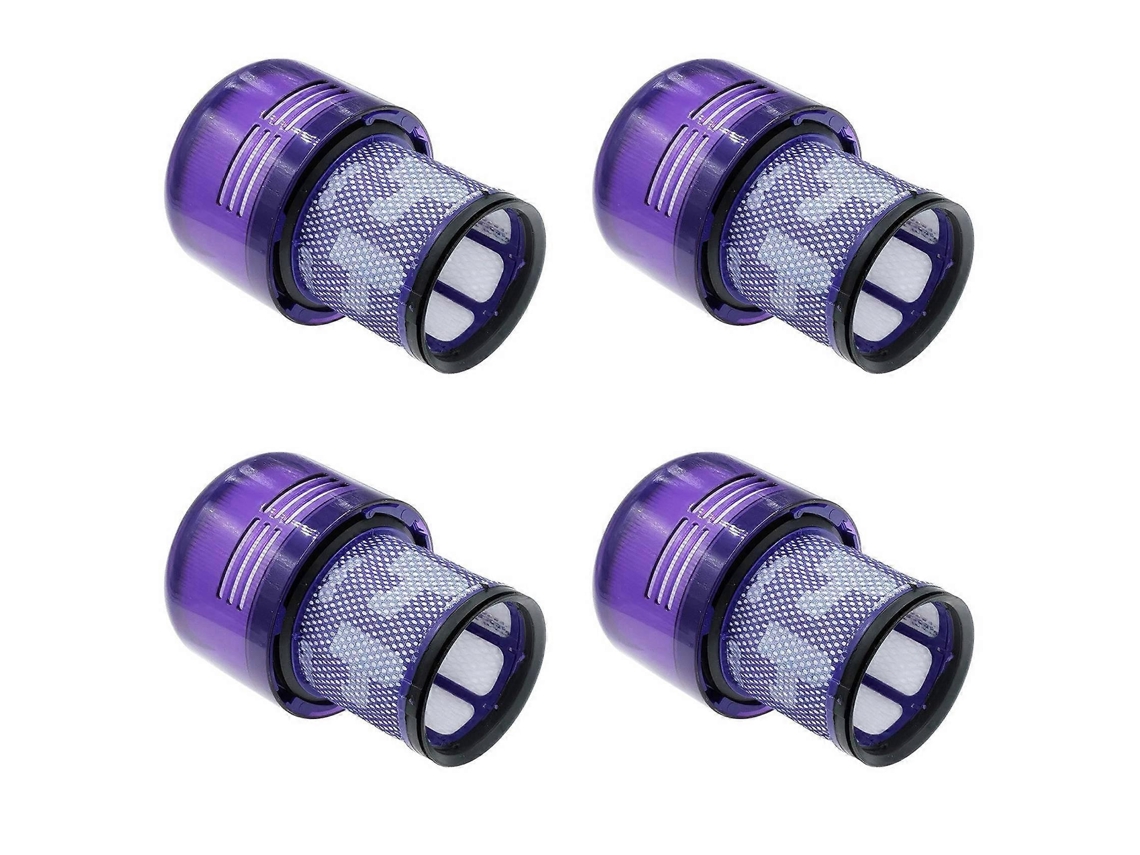 4x Para V11 Animal / V11 Torque Drive / V15 Detect Acessórios Para Filtro De Aspirador De Pó Ciclônico - Peças Roxas_ozo