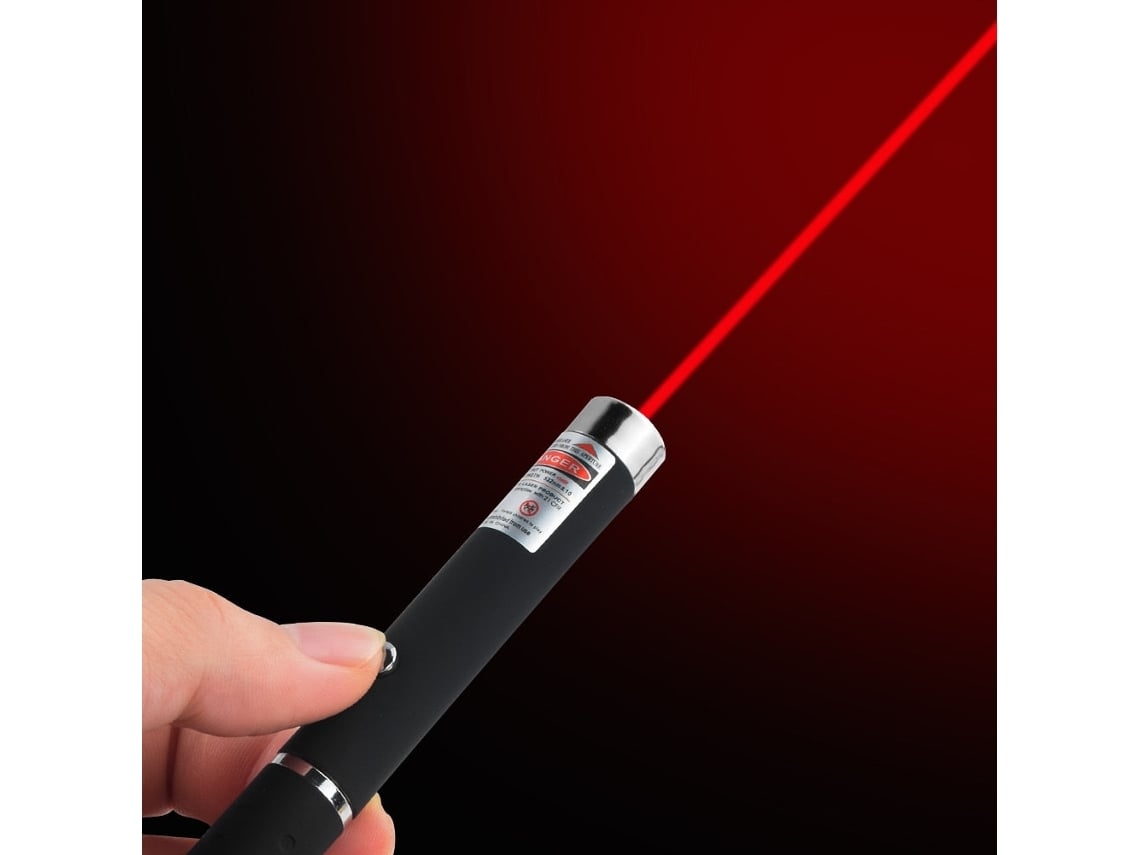 Ponteiro de Visão a Laser Medidor Poderoso de Alta Potência Caneta de Luz de Ponto Vermelho