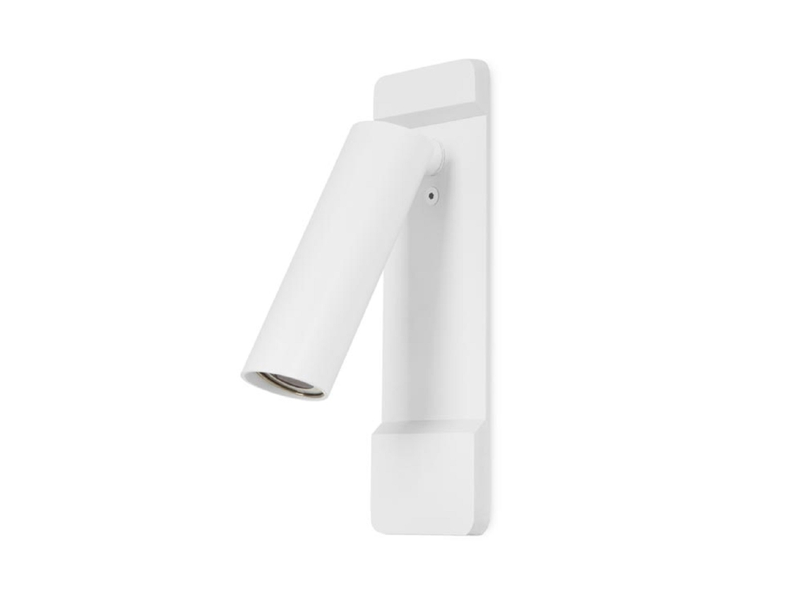 Ledsc4 Lire - Aplique 60x60x170mm, Alumínio, Cor Branco, Led, Máx 3.5w