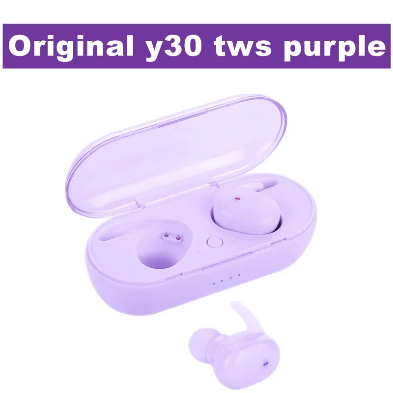 Fones De Ouvido Esportivos Sem Fio Tws Com Tela Sensível Ao Toque (roxo)