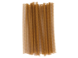 100 Espinhas Encadernação Fio Duplo 20 Folhas A4 6.4mm 34 Laços 3:1 Passo Ouro