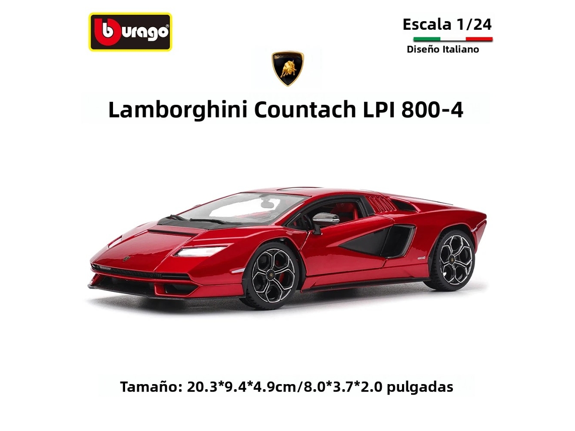 (estilo 4) Modelo De Carro Lamborghini Revuelto Em Escala 1:24