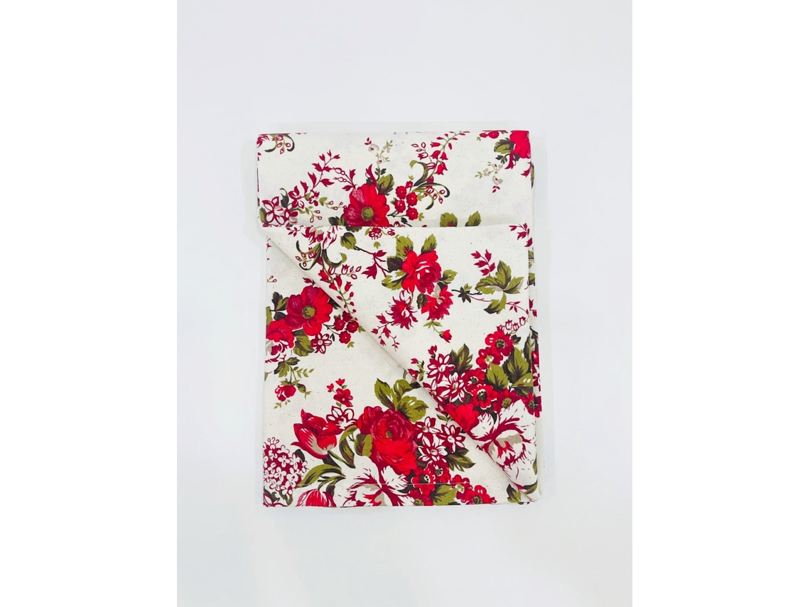 Toalha De Mesa ILMH BY I LOVE MY HOME 145x145cm - Padrão Floral