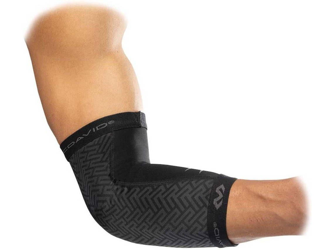 Cotoveleiras MC DAVID X-fitness Dual Layer Compression Sleeve Preto (S)