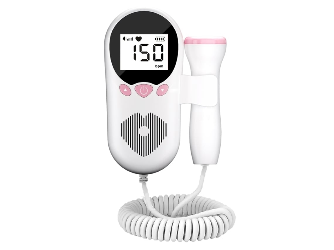 Monitor Cardíaco para Crianças, Portátil, Ecrã Lcd Grande, Sem Radiação, Ideal para Uso Doméstico Durante a Gravidez STELASPLEN