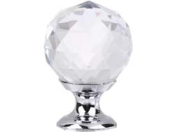 Conjunto De 10 Puxadores Em Formato Bola Cristal, Fácil Instalação, Design Moderno, Material De Cristal, Formato