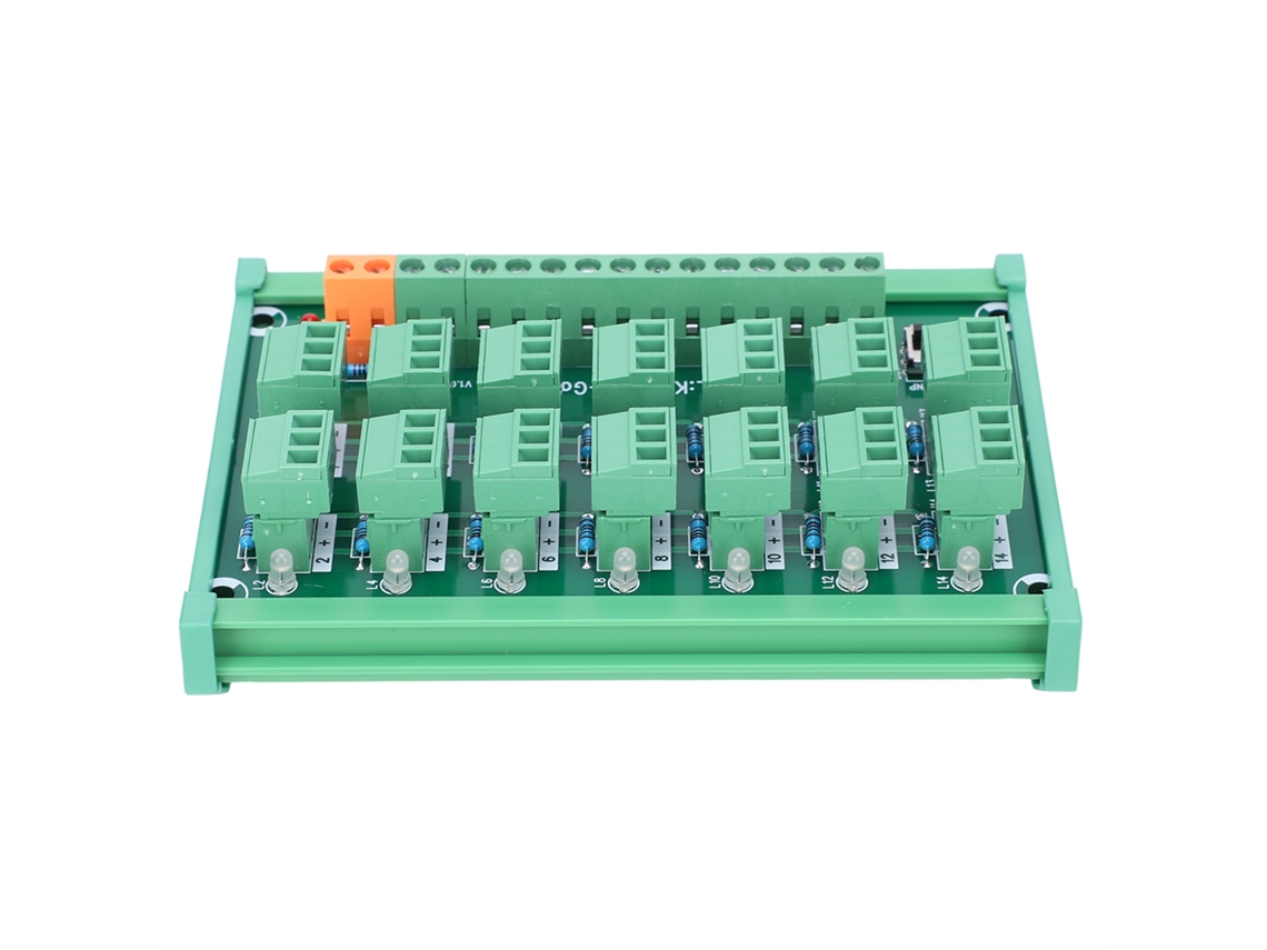 Bloco De Terminais 3 Fios 14 Canais Placa De Captura Trilho Din Interruptor Controle Npn Pnp Kp14lg Slowmoose