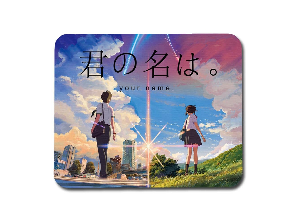 Mouse Pad Com Seu Nome De Anime Brilvibera