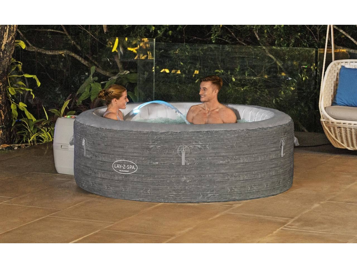 Fonte De Água Com Retroiluminação Led Para Lay Z Spa Bestway