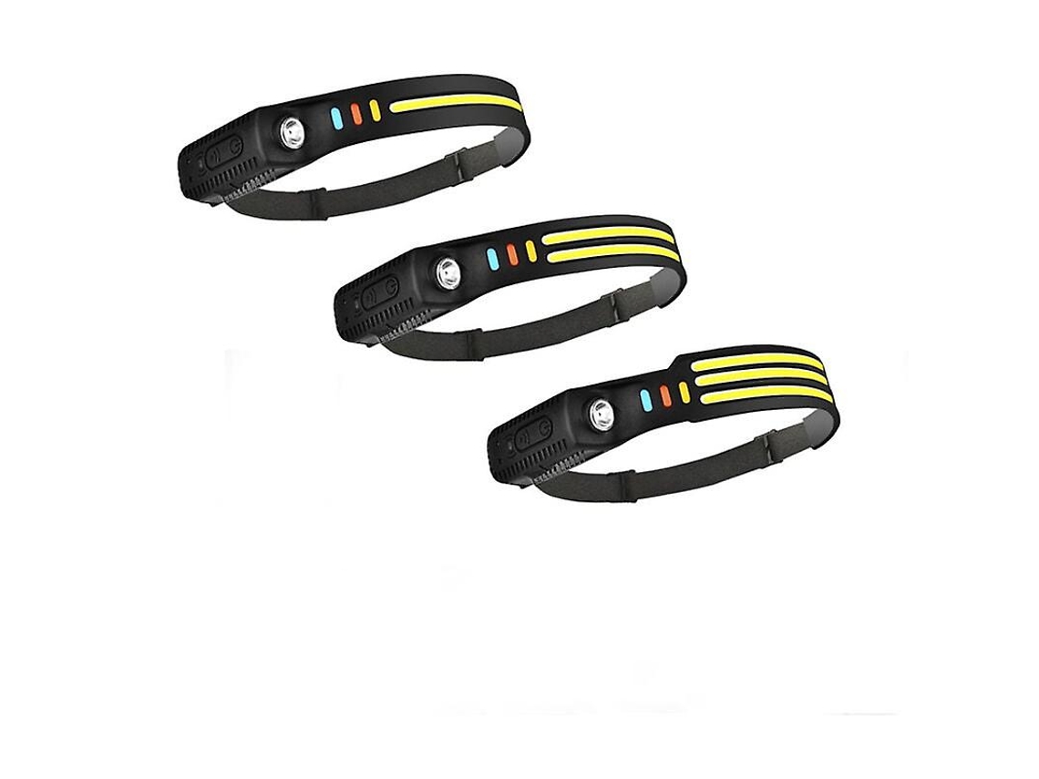 Lanterna Frontal Led Recargable 1000lm Impermeável Usb para Correr, Acampar, Ciclismo, Pesca e Reparações