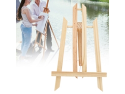 Easel De Madera De Hayedo Plegable Para Pintura Y Dibujo, Soporte De Mesa Triangular (29cm)