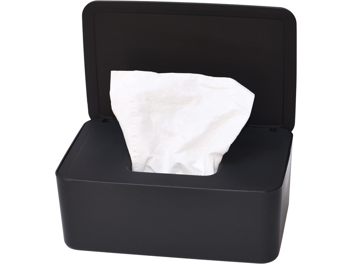 Suporte Para Caixa De Lenços Pp 19×12×7 Cm Preto Dureforward