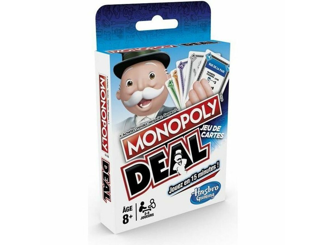 Jogo Coletivo MONOPOLY   Deal (Idade Mínima Recomendada: 8 anos - Idioma: Francês)