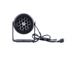 Luz projetora de Natal LED com rotação automática, USB, floco de neve | S/MARCA