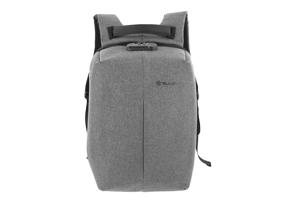 Mochila Portátil TELLUR Antitheft V2 15,6" Porta Usb - Cinzento