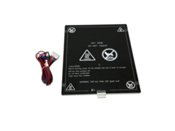 Cama Aquecida 12v 120w para Impressora 3d, Plataforma de Aquecimento 22x22cm com Cabo, Acessório de Substituição