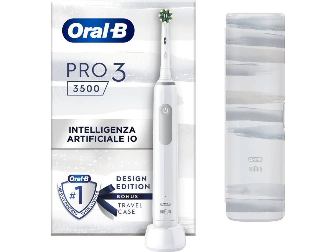 Escova de Dentes Elétrica ORAL-B Pro 3 3500 Design ED Branco