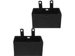 Conjunto de 2 Suportes Metálicos para Baterias de Motocicleta, 122 X 76 Cm, Estojos Resistentes. SFUSHOS