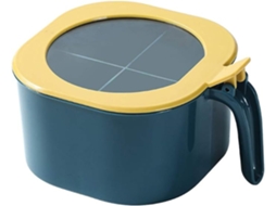 Pote Para Temperos 4 Compartimentos Tampa Colher Cozinha