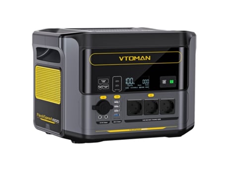 Central Eléctrica Portátil Vtoman Flashspeed 1000 1000w Bateria Lifepo4 De 828wh Com Portas De Saída Ac/usb/dc (2000w De Pico)