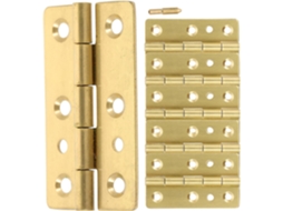 Toyvian Conjunto De 6 Dobradiças Douradas Piano Em Cobre Resistentes E Fáceis Usar Ideais Para Tampas Armários