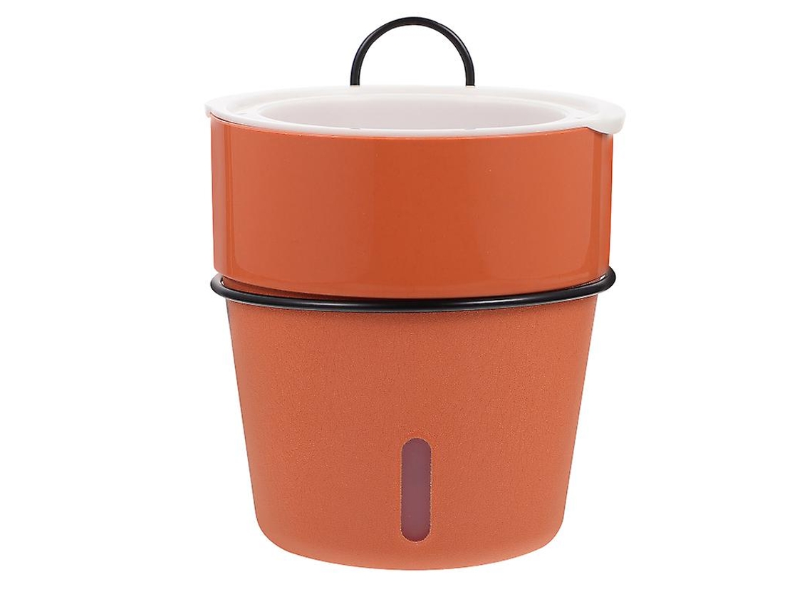 Conjunto de Vaso de Flores de Plástico ALLINLESS