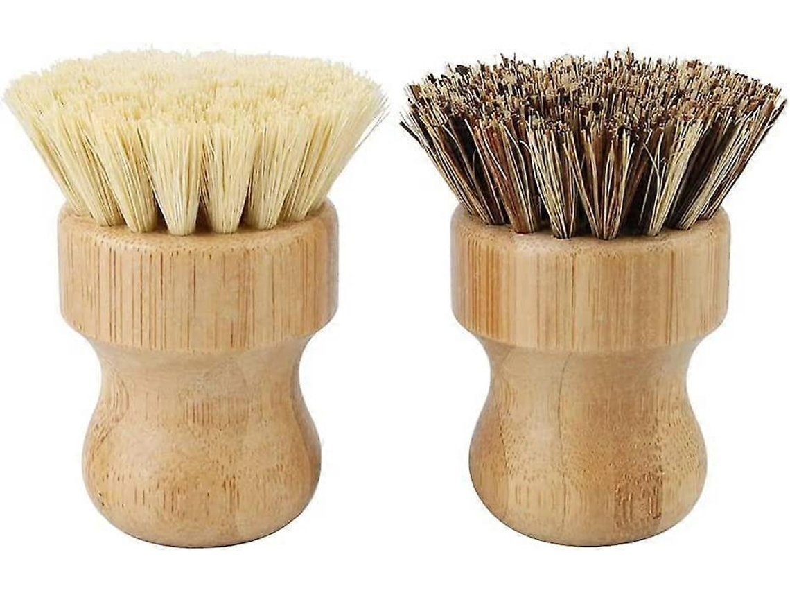 Conjunto de 2 Escovas para Limpeza de Panelas AQUAFORGE