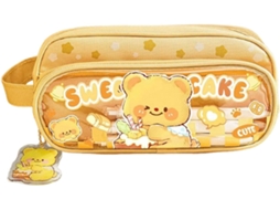Estojo Fofo Para Lápis Estojo Grande Com Zíper Em Formato De Animal Bolsa Estilosa Para Material Gokoco
