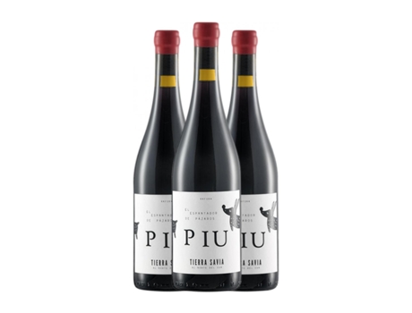 Vinho TIERRA SAVIA Piu Ánfora Grenache (0.75 L - 3 Unidades)