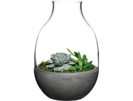 Jarra NUDE Eden (Vidro + Pedra - 23.2 cm)