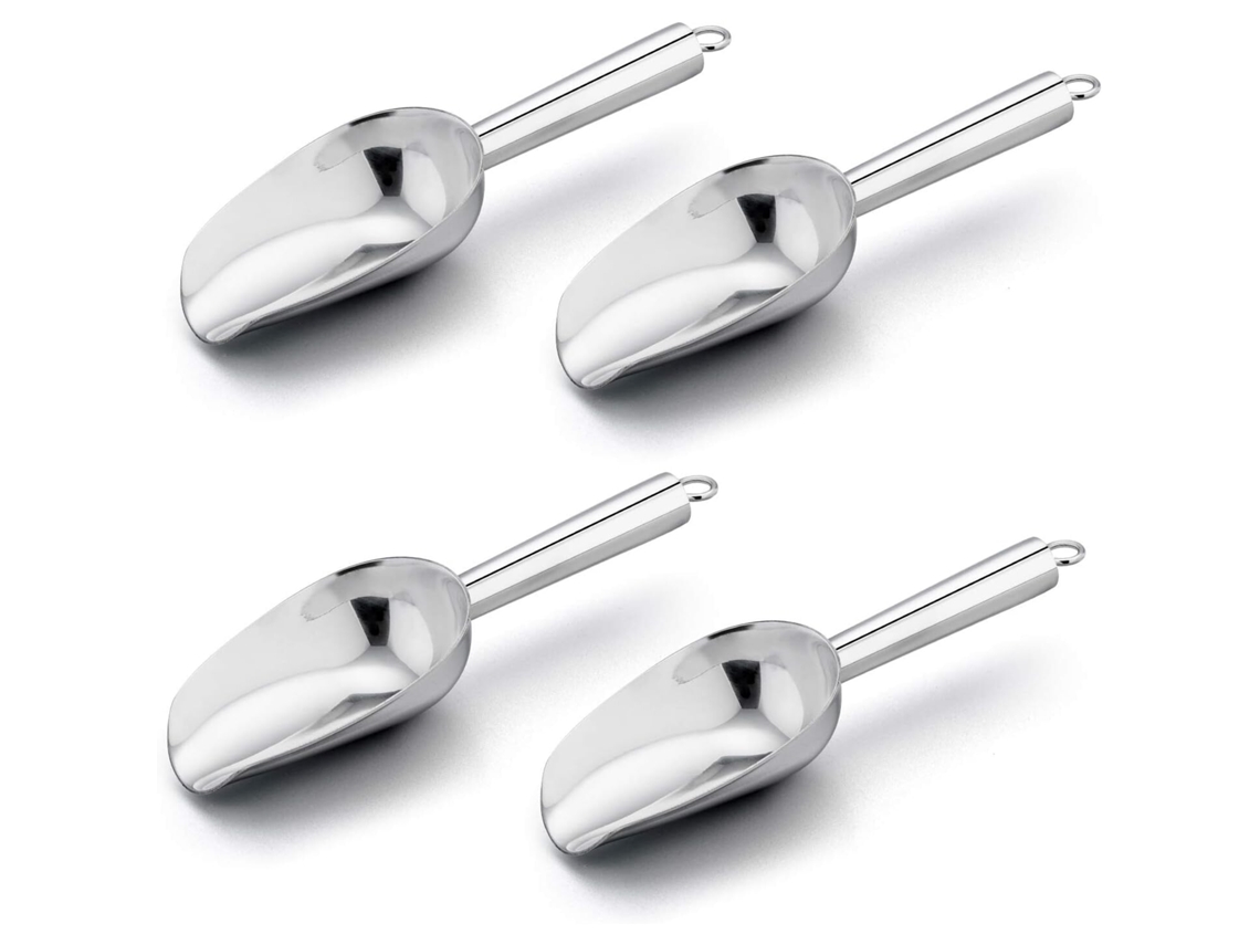 Peças Conjunto Prático De Alumínio Talheres Para Açúcar Farinha Pipoca E Balas Com Pegador Ergonômico Pode Ser Limpado Manualmente