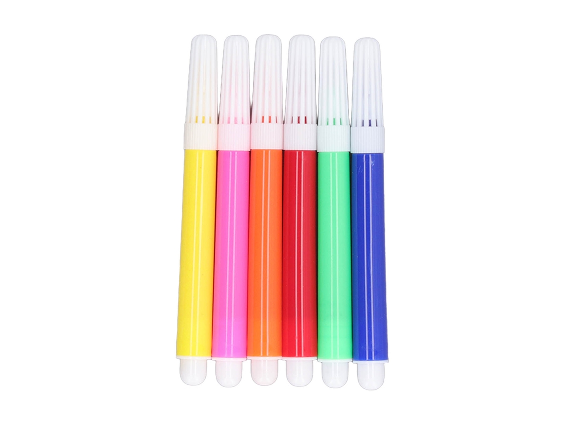 Conjunto De Plumas Acrílicas À Base De Água Com 6 Unidades