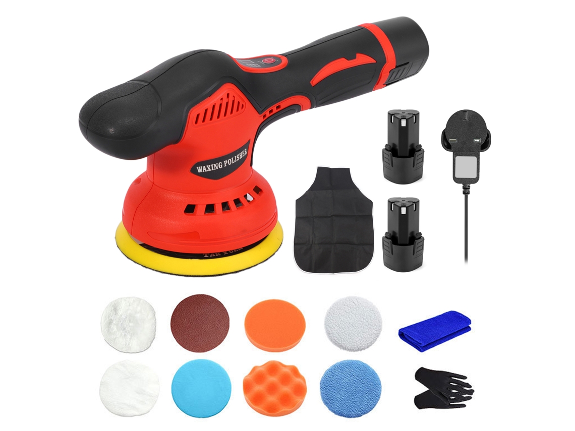 Cordless Car Buffer Polisher 12v Lithium 8 Speed 5500rpm Brushless