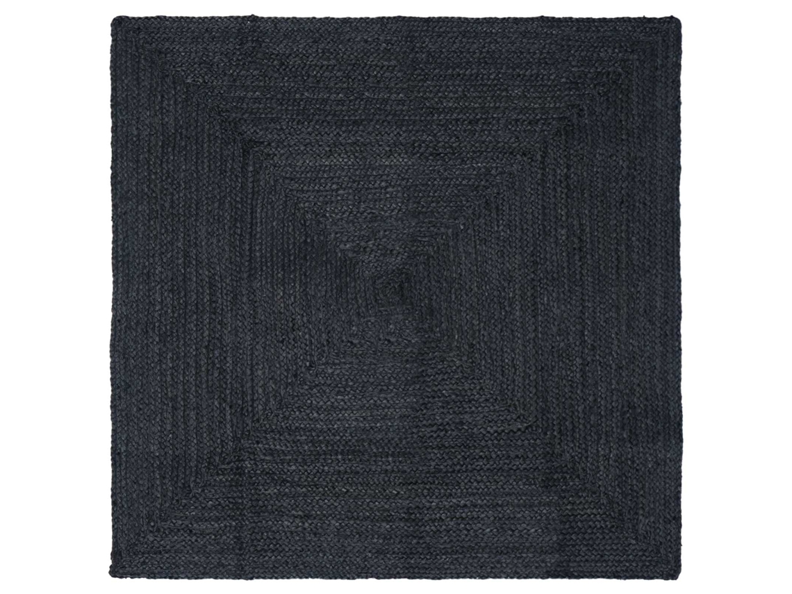 Vidaxl Tapetes De Área Retangular Cinzento-escuro 300 X 300 Cm Juta