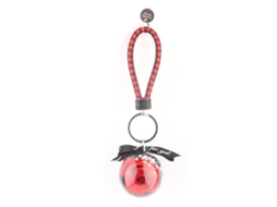 Chaveiro de Flor Preservada Red Bolinha Decorativa Presente