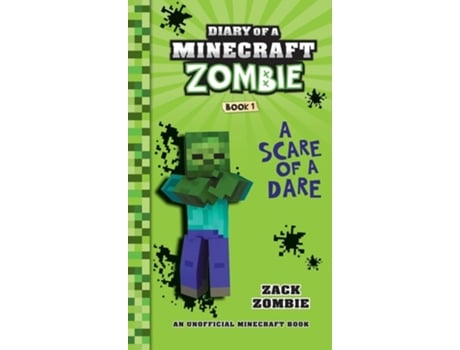 Livro Diary of a Minecraft Zombie Book 1 A Scare of a Dare de Zack Zombie (Inglês - Capa Dura)