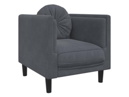 Sofa Chair, Sofa Chairs Vidaxl Cinzeto Veludo (n/a)