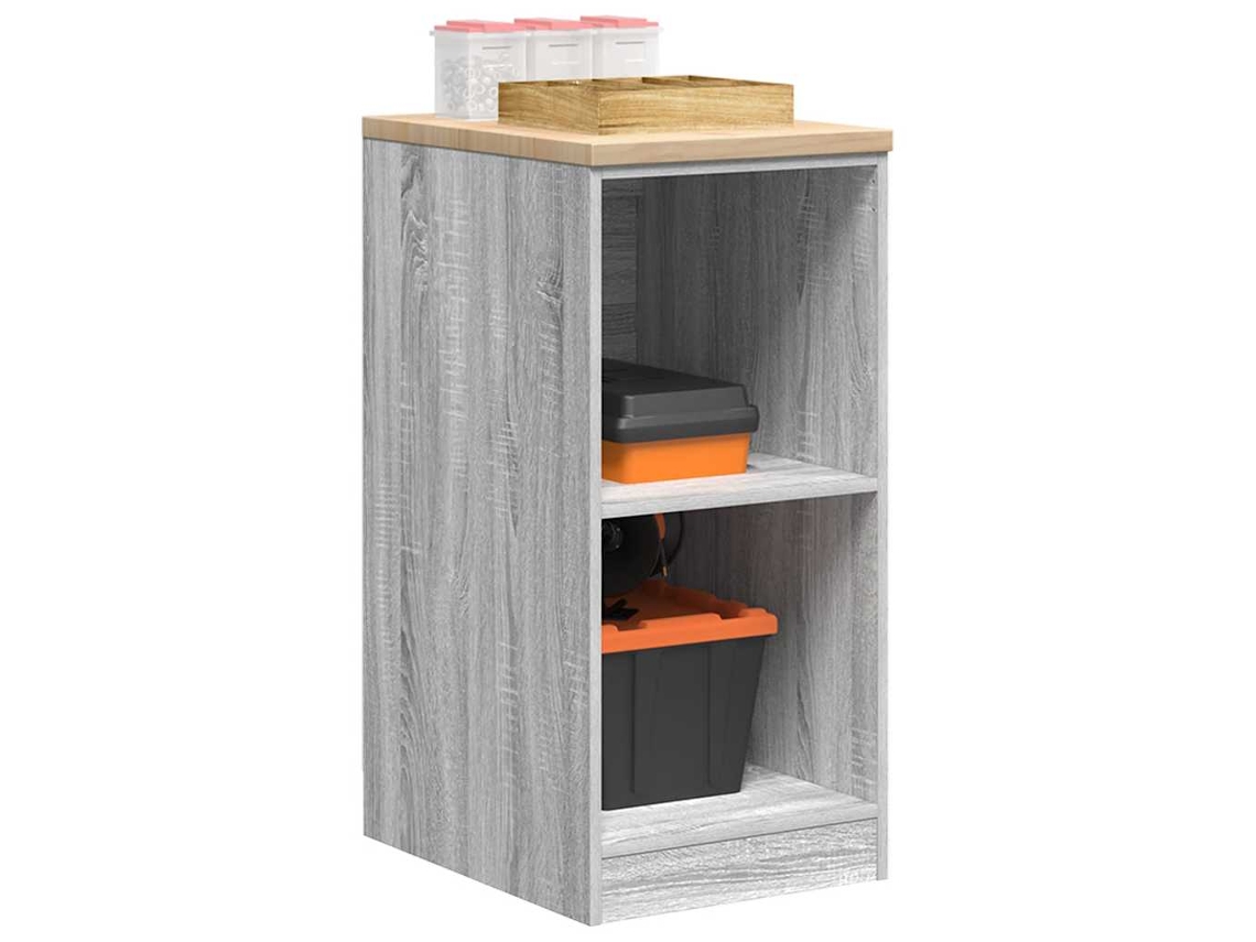Vidaxl Armário De Arrumação De Garagem Cinzento Sonoma 40x51x85 Cm